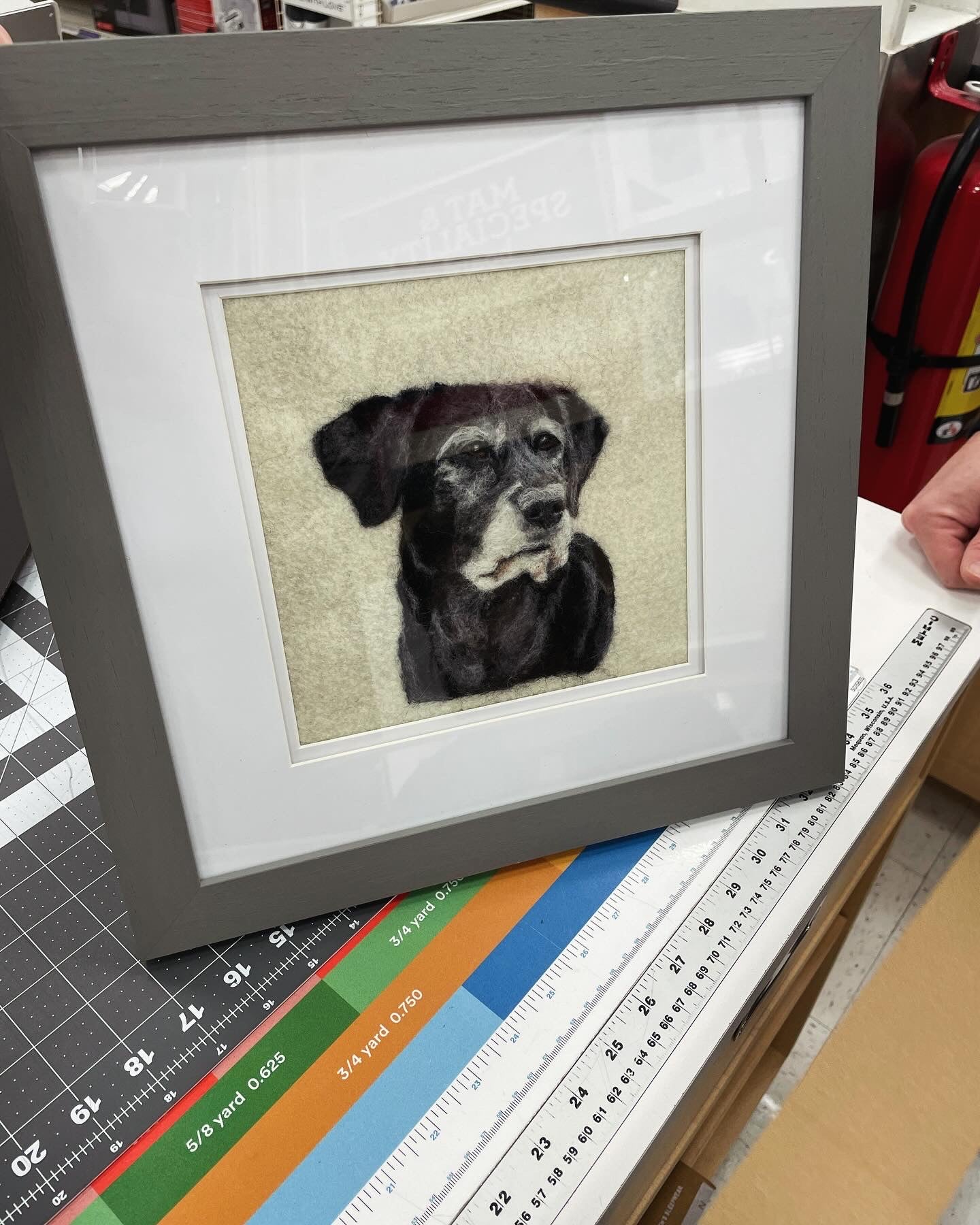 Custom Needlefelted Pet Portrait