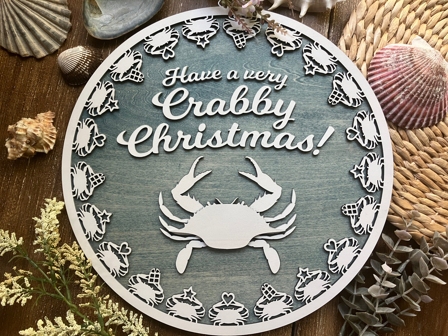 Have a Very Crabby Christmas Sign